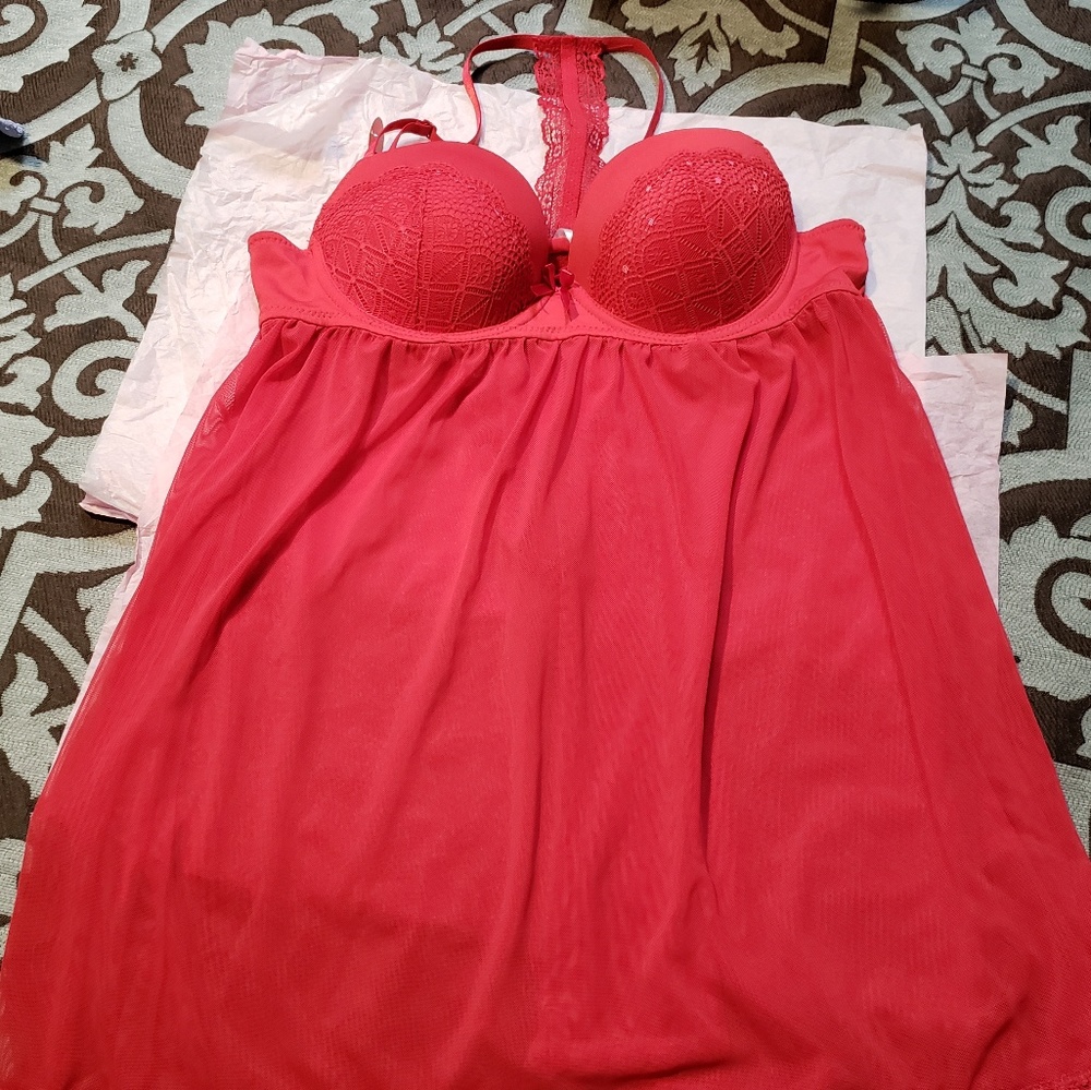 Red babydoll